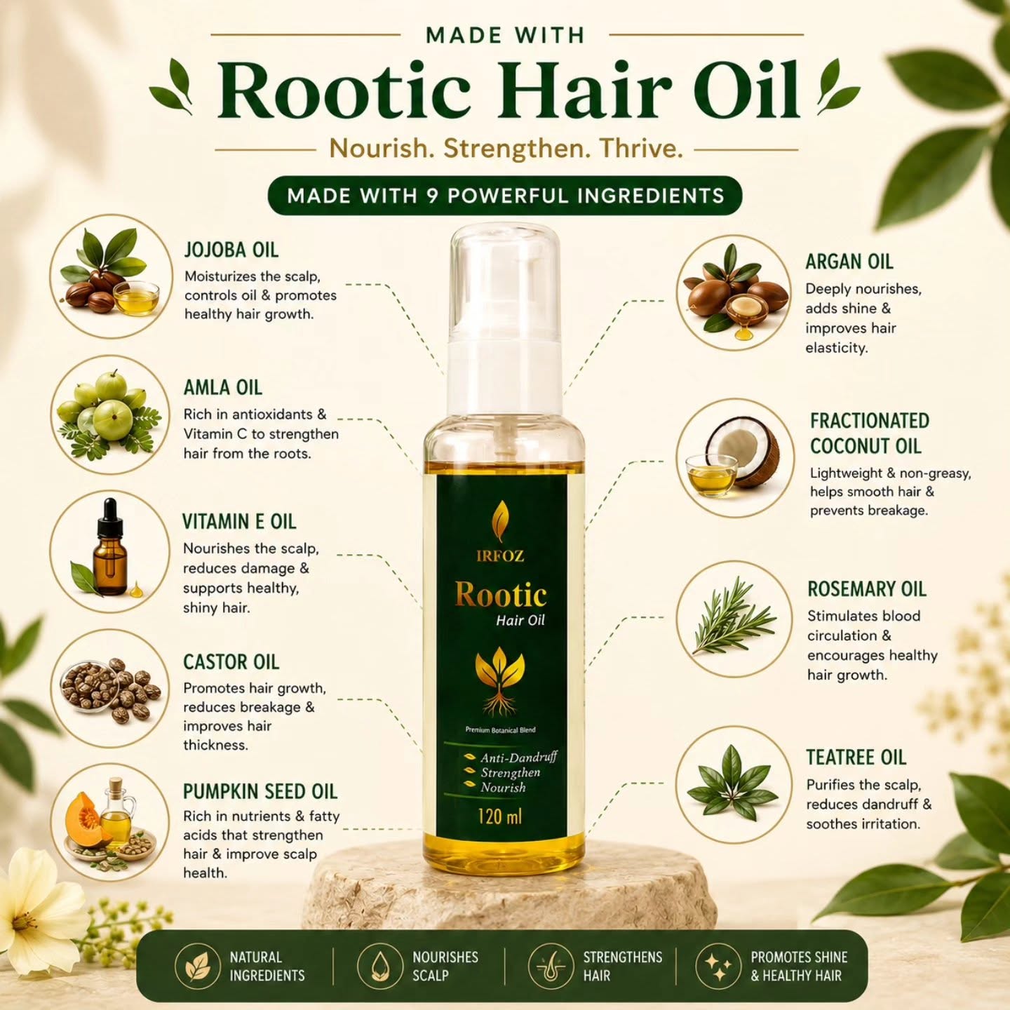 ROOTIC HAIR OIL