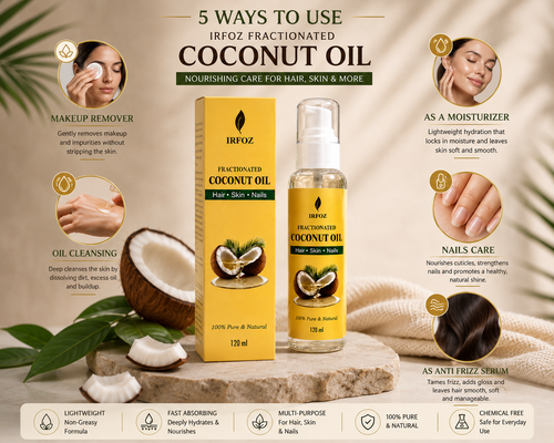 Fractionated Coconut Oil (MCT) - Pure & Lightweight