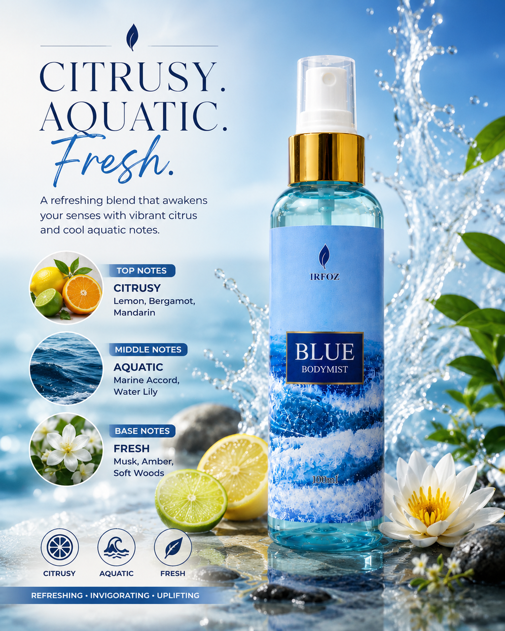 Blue Body Mist – Him