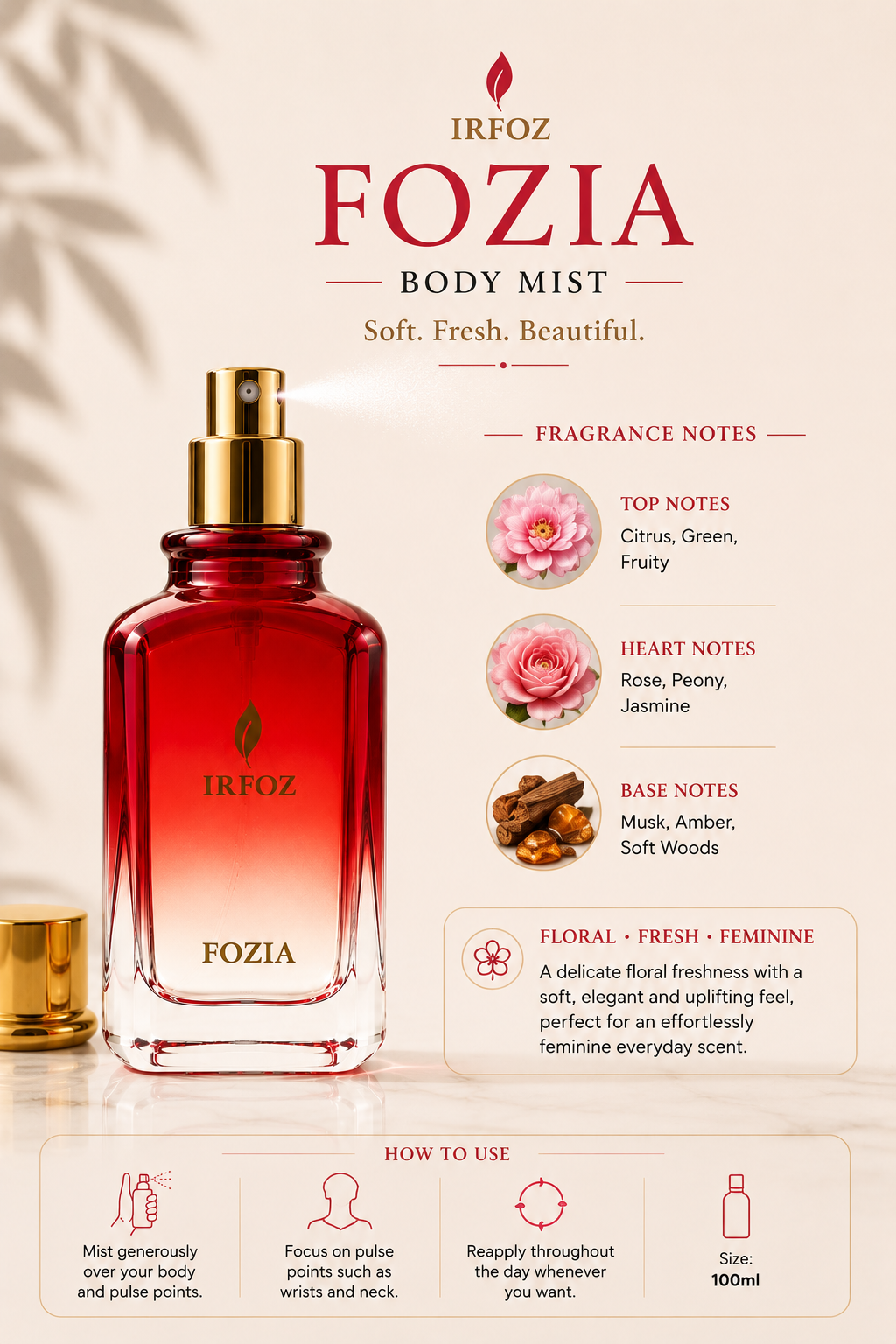 Fozia — Fruity Signature Perfume