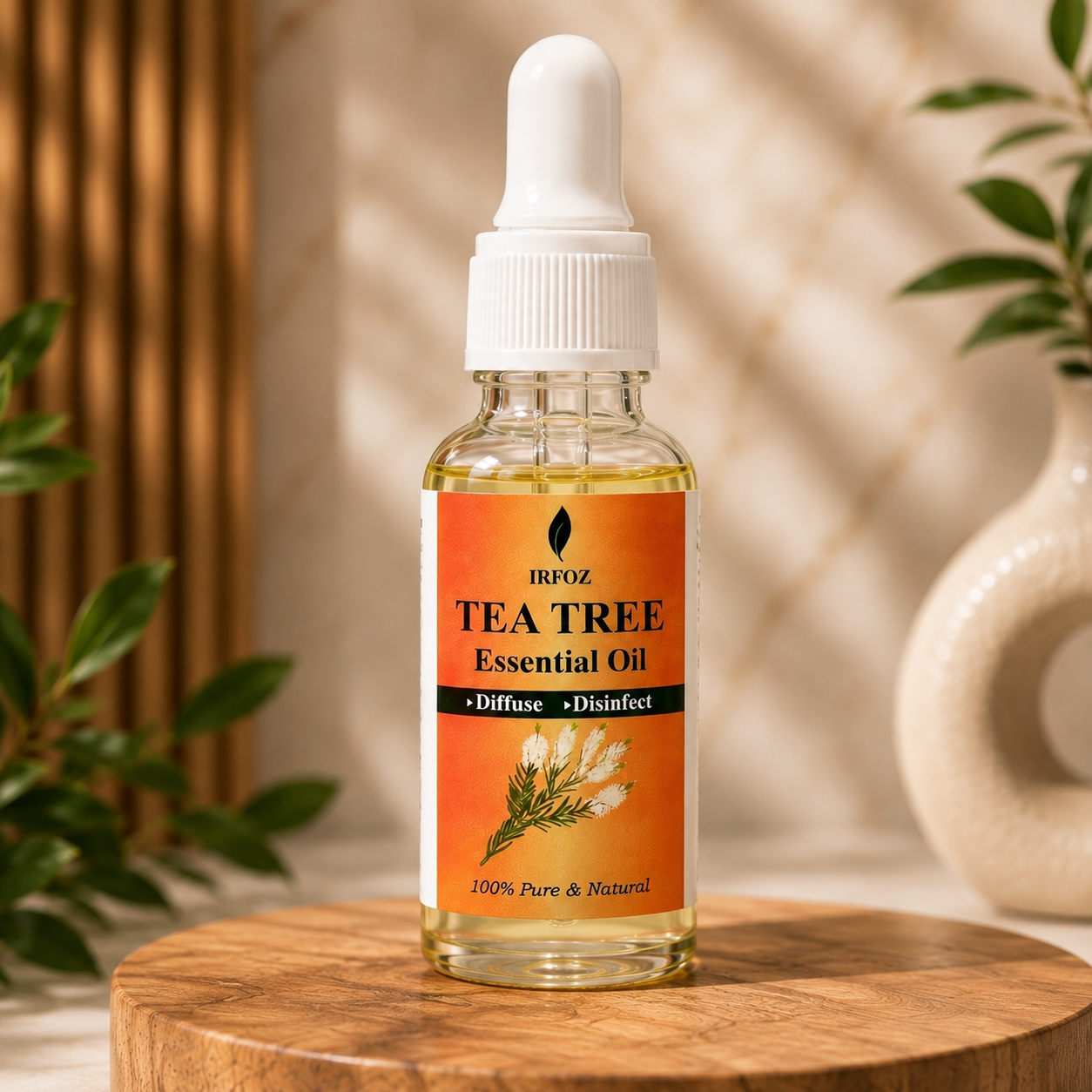 Tea Tree Essential Oil — Purifies Scalp