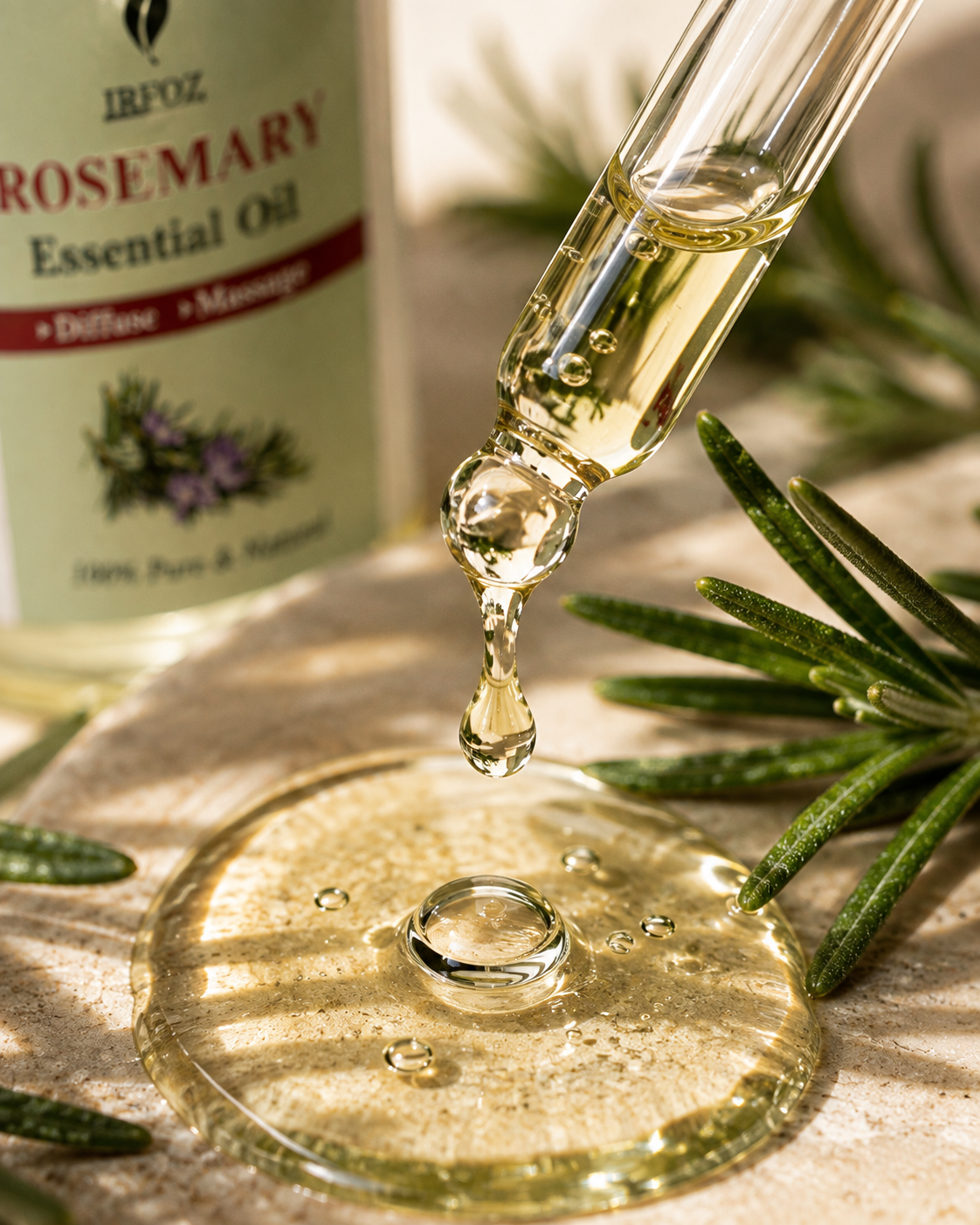 Rosemary Essential Oil — Boosts Hair Growth
